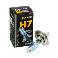 ZOLLEX Лампа авто. галоген.  H7 12V 55W Pure vision 60124