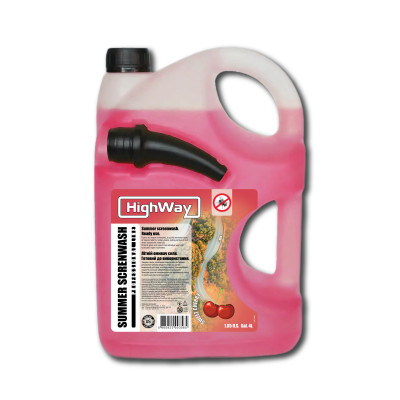 омивач скла  HIGH WAY (RED) 4л (SWEET CHERRY)