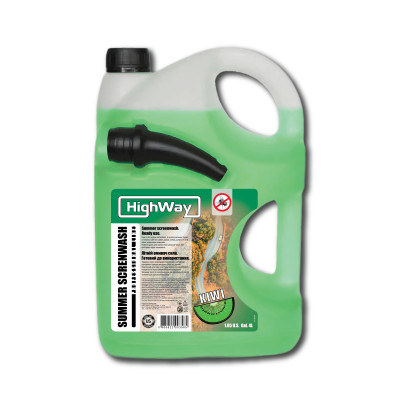 омивач скла  HIGH WAY (GREEN) 4л (KIWI)
