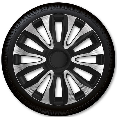ARGO  Колпаки Avalone Carbon Silver&Black R15 (к-т)