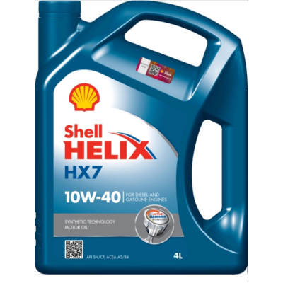 олива SHELL  Helix  HX7   10W40 4л