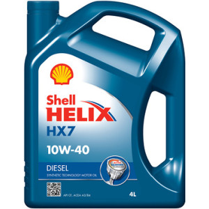 олива SHELL  Helix  Diesel  HX7 10W40 4л