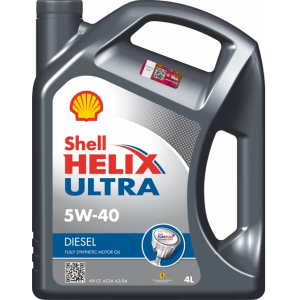олива SHELL  Helix  Ultra  Diesel 5W40 4л