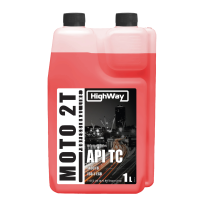 олива HIGHWAY  2T API TC п/с (з дозатором) (red) 1л