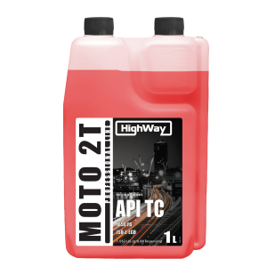олива HIGHWAY  2T API TC п/с (з дозатором) (red) 1л