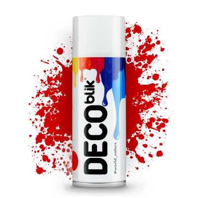 DECO BLIK 3000 Краска Огнянно-красная 400мл