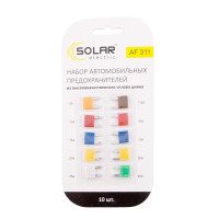 Solar Набор предохранителей 'МИНИ' цинковый сплав 10 шт