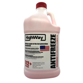 антифриз HIGHWAY  G12+ концентрат (червоний) 3.78л