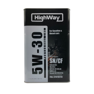 масло HIGH WAY  5W30 SN/CF 4л