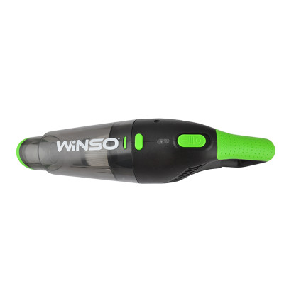 WINSO Пылесос автом, 12В, 110Вт, фильтр HEPA, кабель 3м, сумка, 2 адаптера. Пылесборник 500мл.