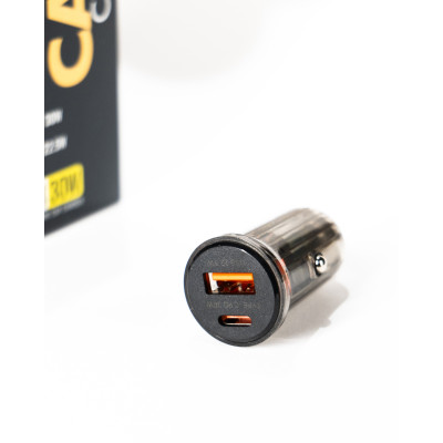 Zollex Автомобільний зарядний пристрій USB, Type-C (PD 30W+QC 22.5W) 12099