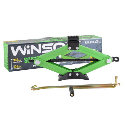 WINSO Домкрат ромбовый, 1,5т, высота 104-385 мм WINSO Домкрат ромбовый, 1,5т, высота 104-385 мм