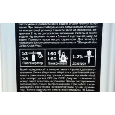 Zollex Активна піна D1-однокомп. 2,1кг 18122