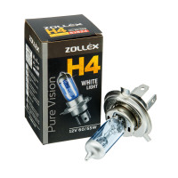 ZOLLEX Лампа авто. галоген.  H4 12V 60/55W Pure vision 61824