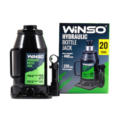 WINSO Домкрат гідравлічний, 20т, висота 235-440мм, карт.. уп.