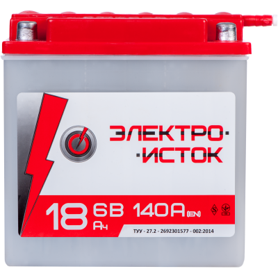 аккумулятор ЭЛЕКТРОИСТОК 6 МТС 18 Ач 