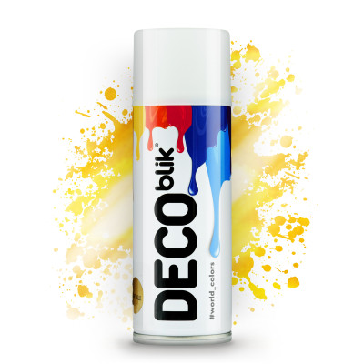 DECO BLIK Краска Золотой Хром 400мл