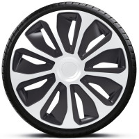 ARGO  Ковпаки PLATIN Silver&Black R15 (к-т)
