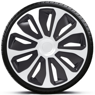 ARGO  Ковпаки PLATIN Silver&Black R15 (к-т)