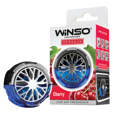 WINSO Освіжувач повітря Merssus, на дефлектор 18мл., Cherry