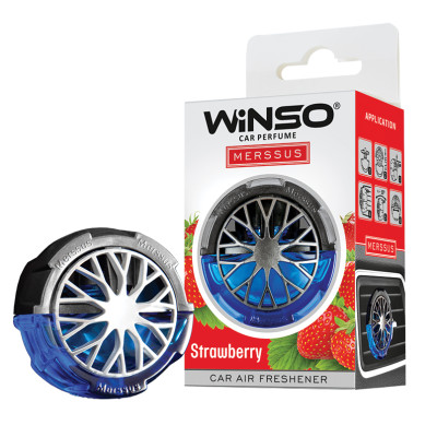 WINSO Освежитель воздуха Merssus, на дефлектор 18мл., Strawberry