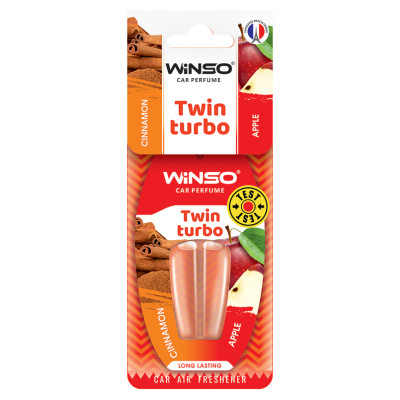 WINSO Освежитель воздуха с двойной капсулой Twin Turbo - Apple & Cinnamon