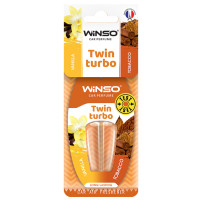 WINSO Освежитель воздуха с двойной капсулой Twin Turbo - Vanilla & Tobacco