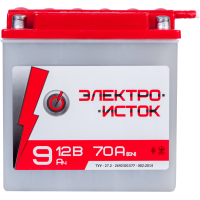 акумулятор ЕЛЕКТРОІСТОК  6 МТС 9 Ач  (клема конус)