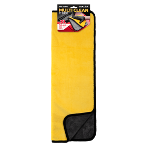 Zollex Серветка (мікрофібра) двостороння жовто-сіра 40*60см, 600 г/м2 XL ZP-125/17519