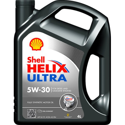 олива SHELL  Helix  Ultra  5W30 4л