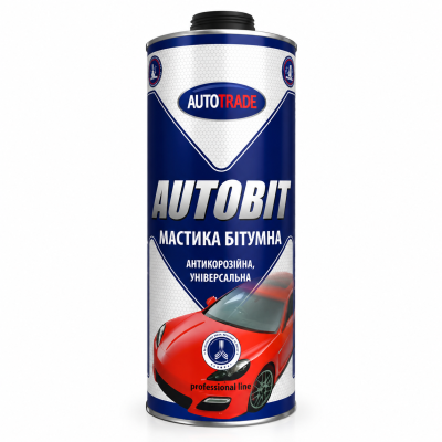 АВТОТРЕЙД мастика битумная AUTOBIT 1л/1,3кг пістол
