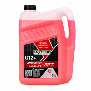 антифриз LUXELINE Long Life G12+ -32°C (червоний) 10кг