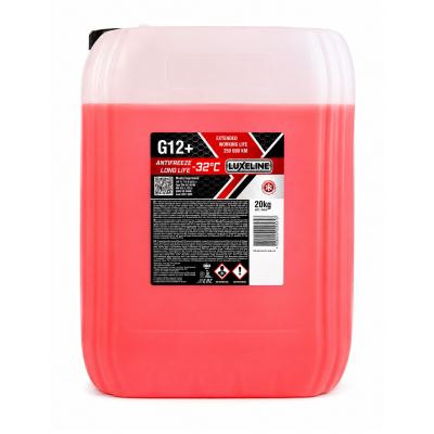 антифриз LUXELINE Long Life G12+ -32°C (червоний) 20кг