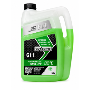 антифриз LUXELINE Long Life G11 -32°C (зелений) 5кг