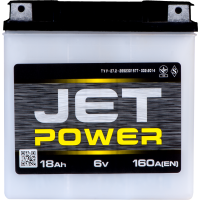 акумулятор JET POWER 3МТС 18 Ач  (клема плоска)