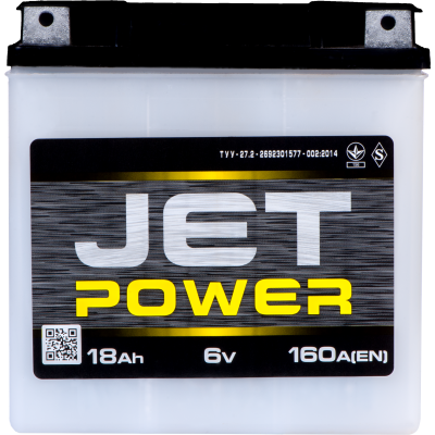 аккумулятор JET POWER 3МТС 18 Ач  (клемма плоская)