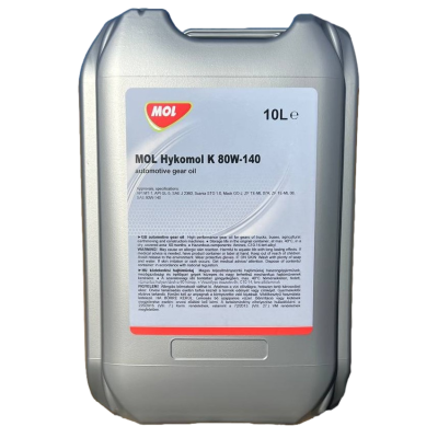 масло MOL Hykomol K 80W140 (GL-5) 10л
