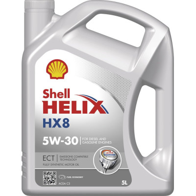 олива SHELL  Helix  HX8  (ECT)  5W30 5л