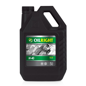 олива OIL RIGHT І-40 А (індустріальна) 5л