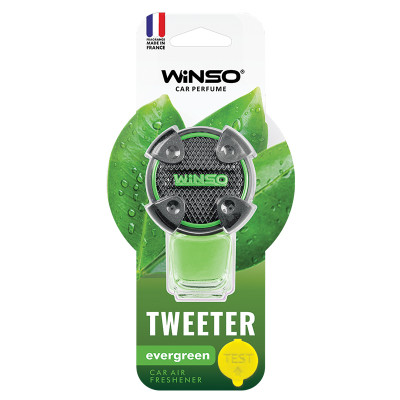 WINSO Освіжувач повітря Tweeter, на дефлектор, 8мл., Evergreen