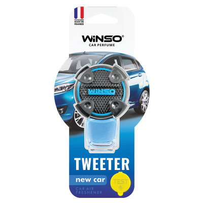 WINSO Освіжувач повітря Tweeter, на дефлектор, 8мл., New Car