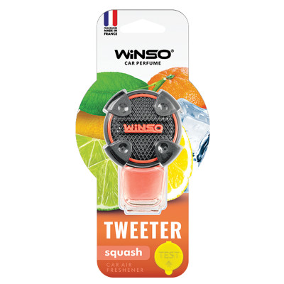 WINSO Освіжувач повітря Tweeter, на дефлектор, 8мл., Squash