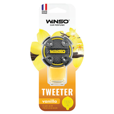WINSO Освіжувач повітря Tweeter, на дефлектор, 8мл., Vanilla