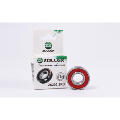 Zollex Підшипник генератора  ВАЗ 2110 (малий) ( Z6202 2RS)